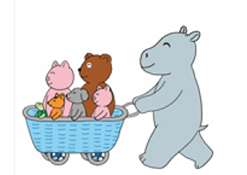 くるくる絵本 「乳母車」