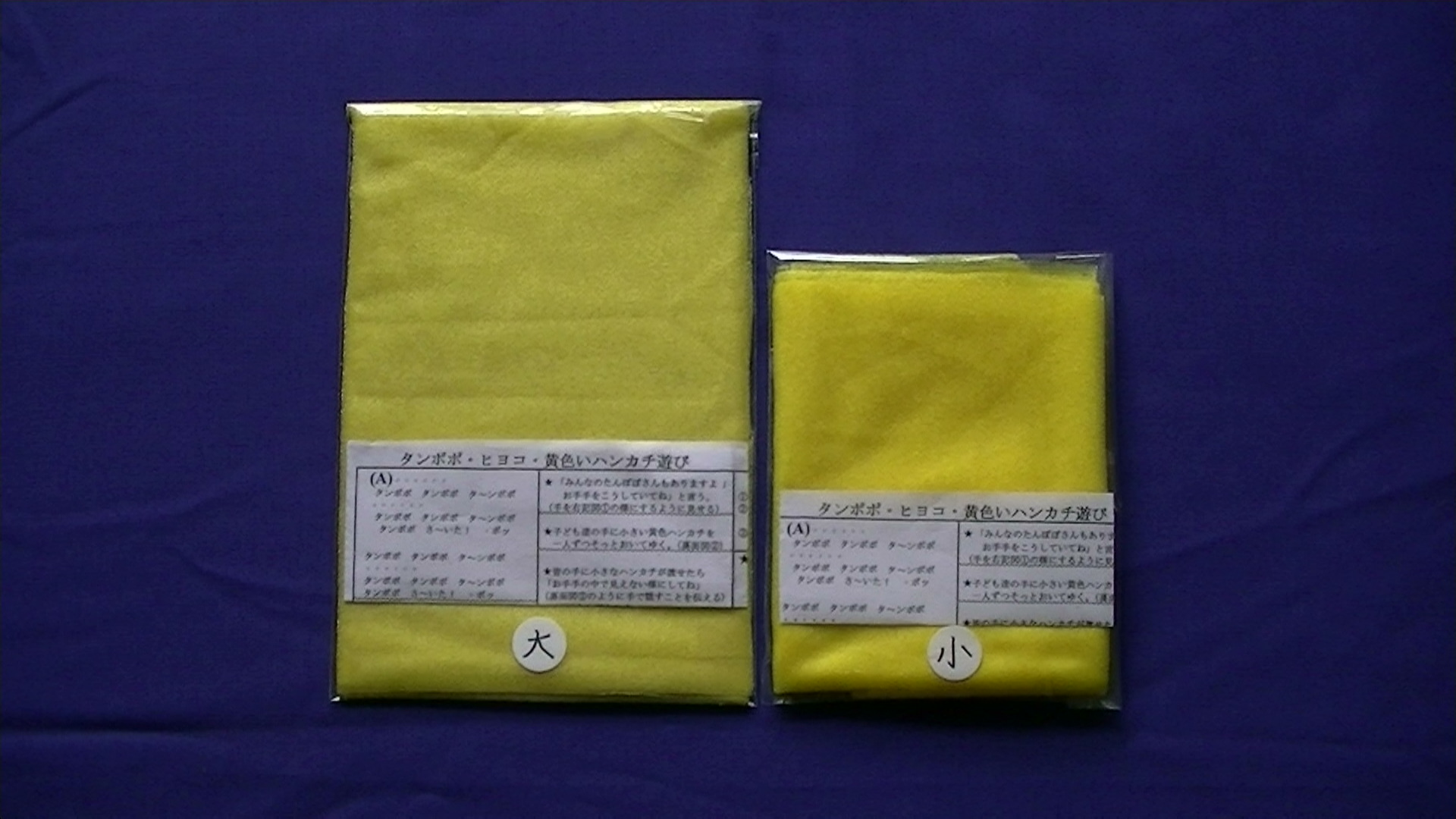 タンポポハンカチ遊び